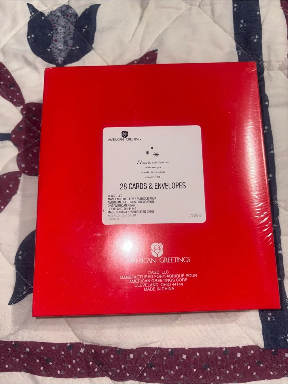American Greetings Christmas Holiday Star of Wonder Card Box Set of 28 Cards